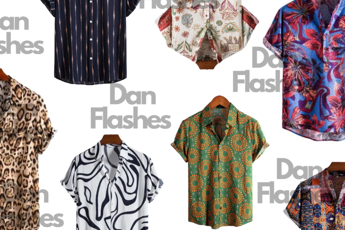 The Art of Catching Attention with Dan Flashes' Button-Up Pattern Shirts