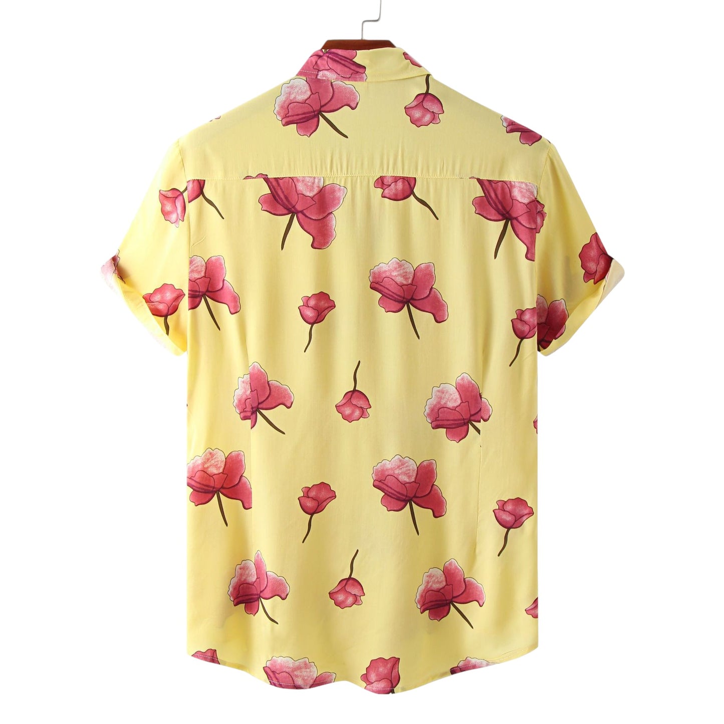 Bamboo hemp floral shirts for men