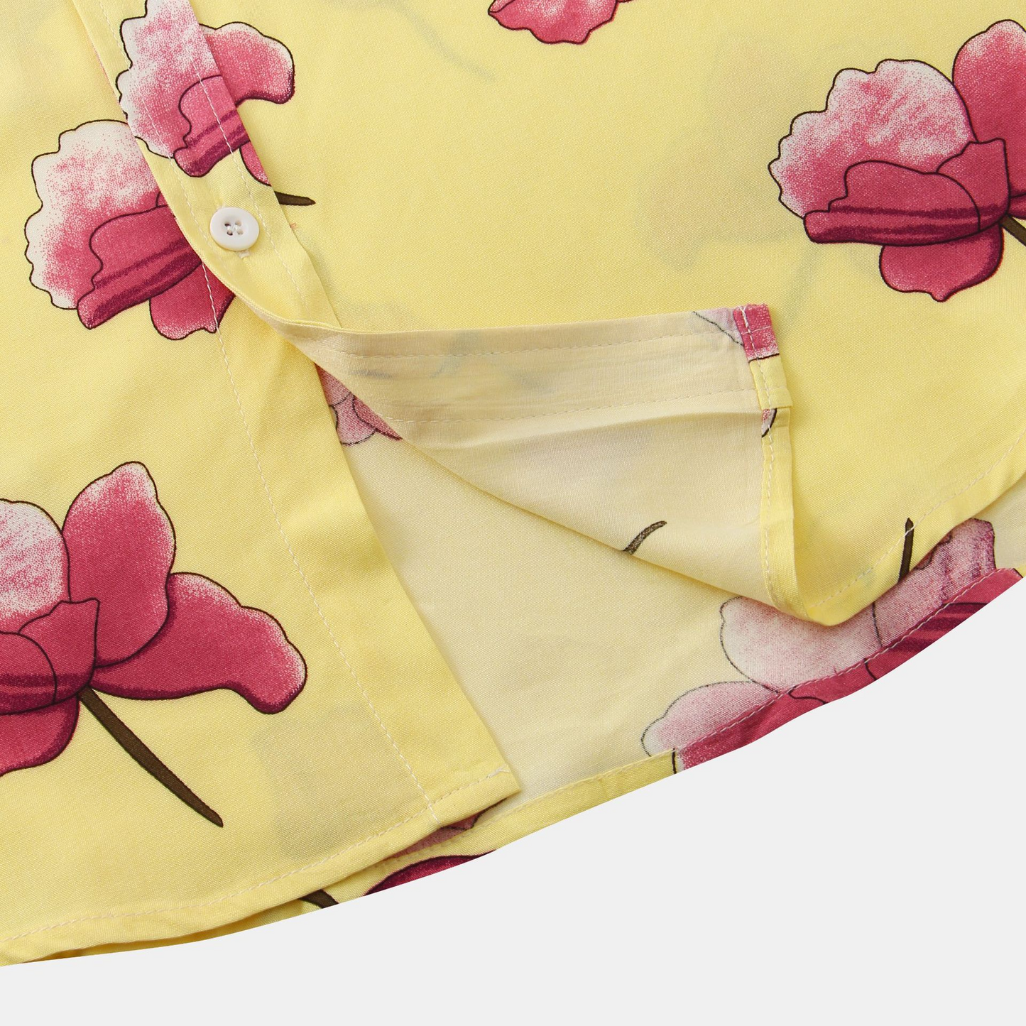 Bamboo hemp floral shirts for men