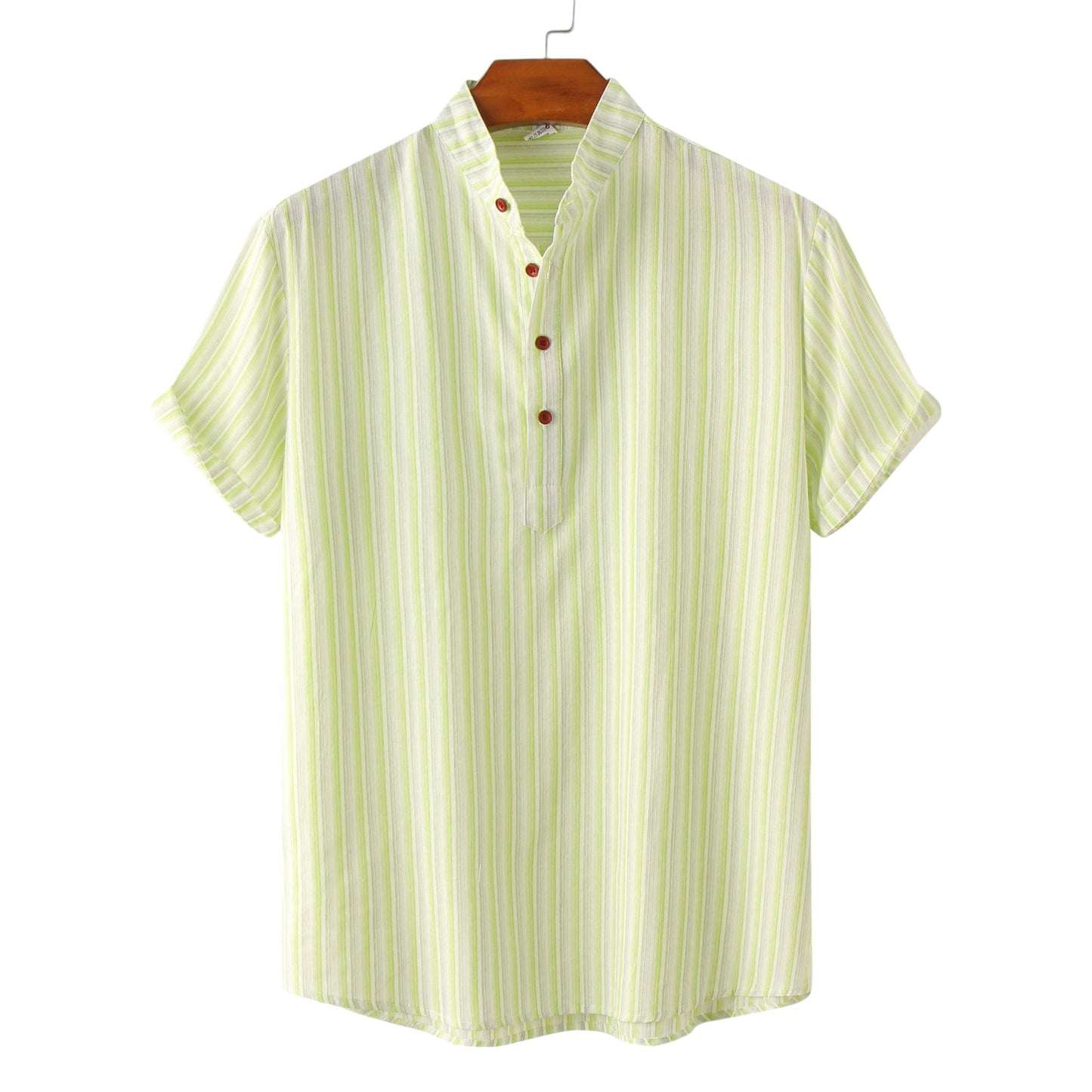 Premium cotton short sleeve shirt men