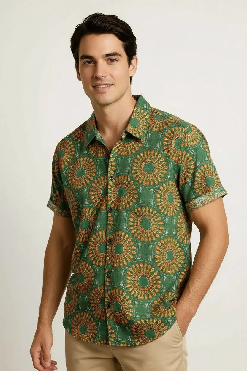 Button up Pattern Shirts - Hawaiian Shirts - Beach Shirts My Store