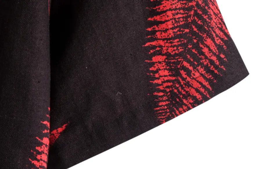 Hawaiian shirts - Black and Red Summer Shirt Dan Flashes