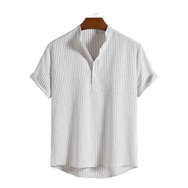Mens Summer Shirts - Beach Shirts - Shirt - Dan Flashes - White - Mens summer shirts - Beach Shirts - Dan Flashes