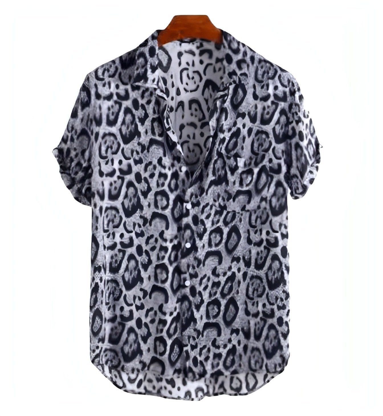 Buy Stylish Men's Cheetah Print Shirt at Dan Flashes - Elevate Your Wardrobe!