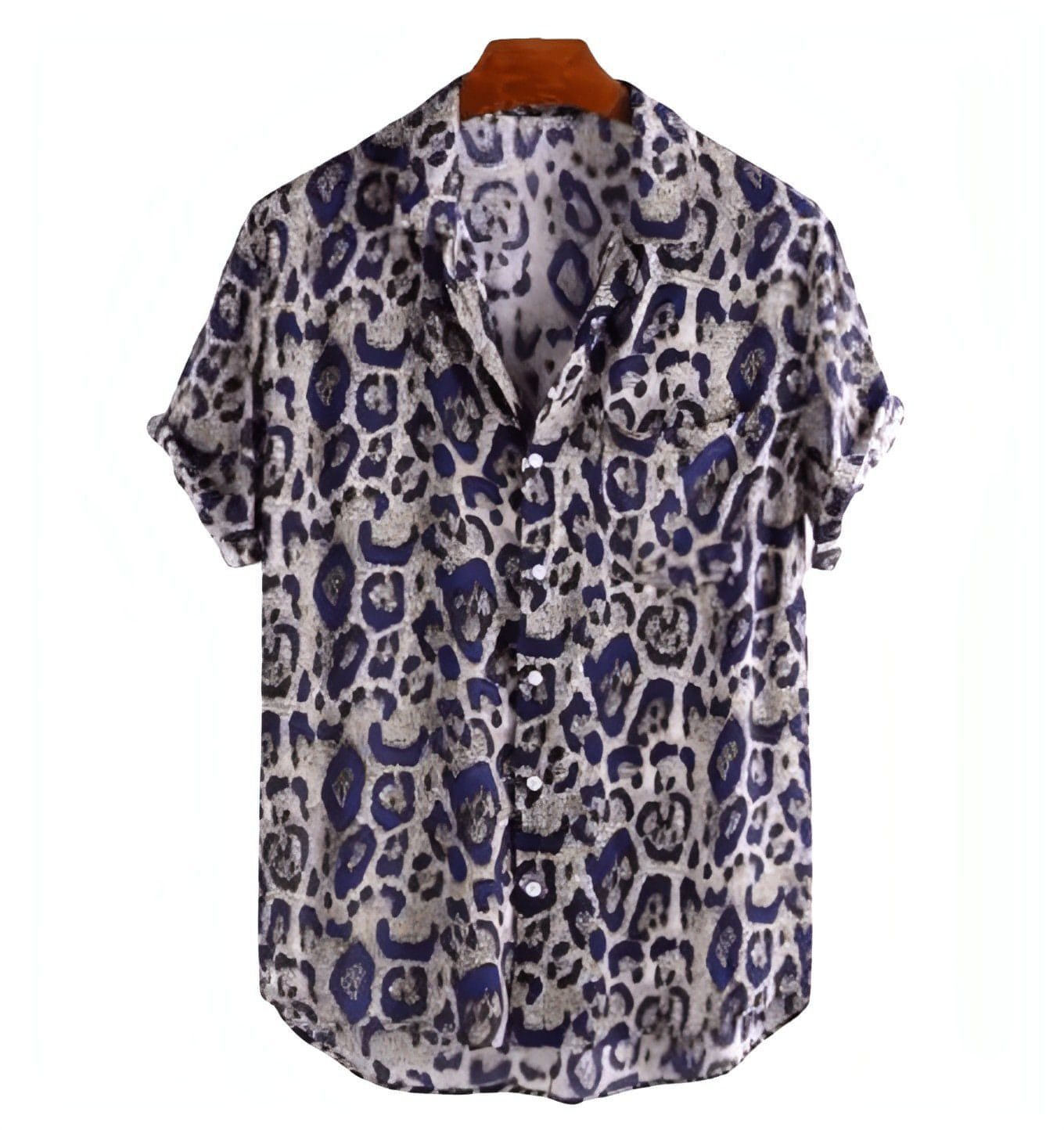 Buy Stylish Men's Cheetah Print Shirt at Dan Flashes - Elevate Your Wardrobe!