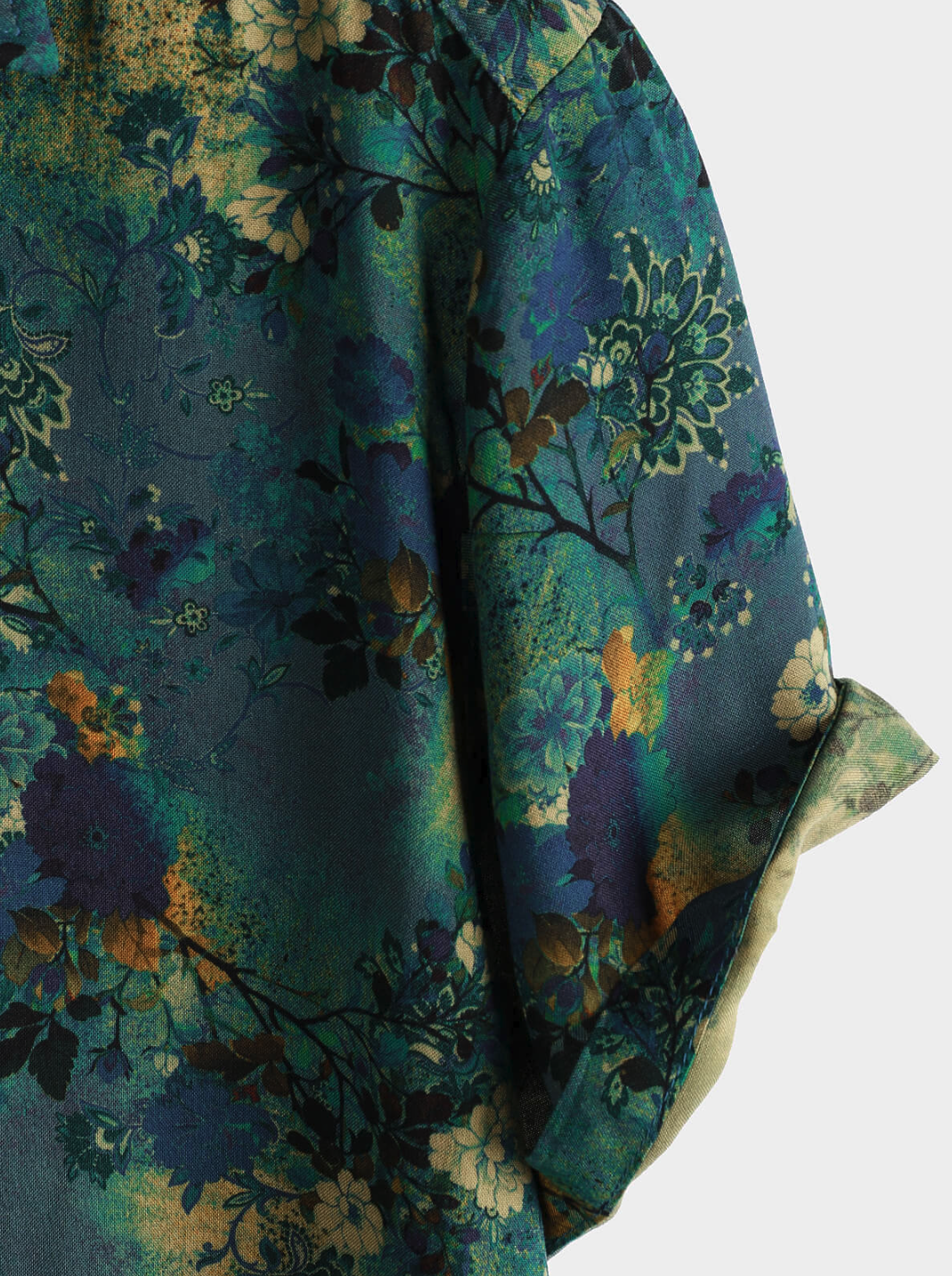 Retro Floral Short Sleeve Shirt