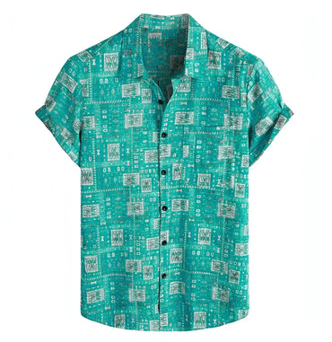 Chill Pattern Hawaiian Shirt for men - Dan Flashes