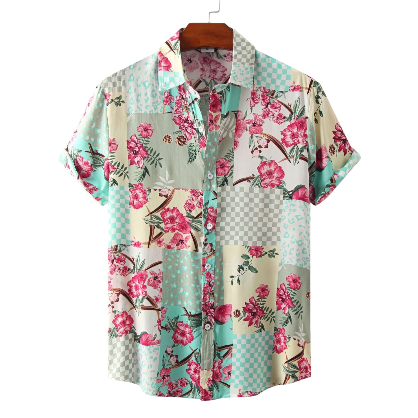 Short-sleeve beach shirt