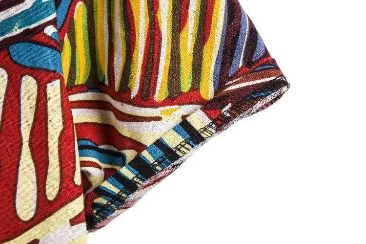 Crazy Pattern Shirts - Shirt - Dan Flashes - Medium - Crazy pattern shirts - Linen shirts