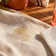 Oily sunscreen mark on washable fabric