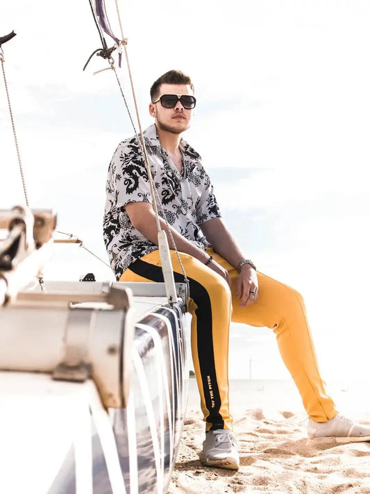 Make Waves with Bold Colors: Statement Hawaiian Shirts - Dan Flashes