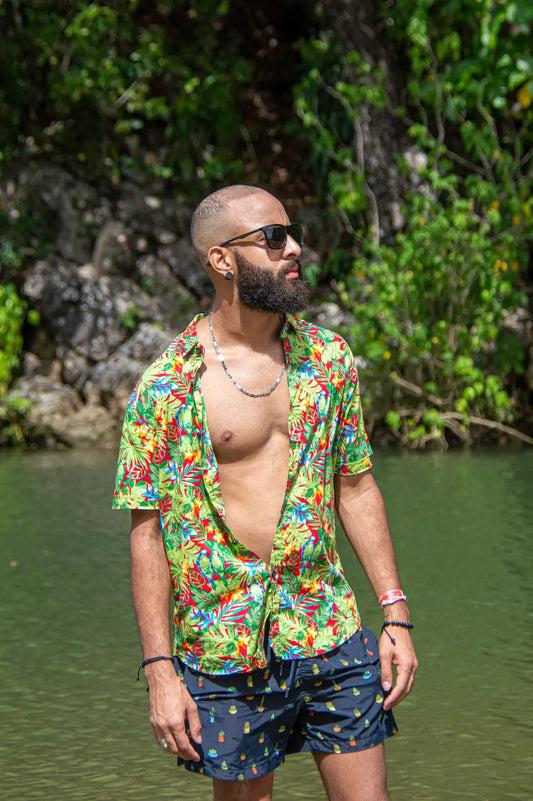 Tropical Prints Make a Bold Statement with Your Hawaiian Shirt