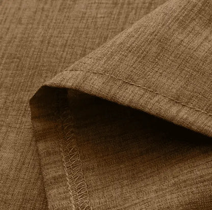 Basic Bamboo Hemp Shirts - Shirt - Dan Flashes - Beige - Linen shirts