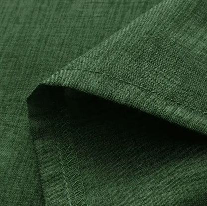 Basic Bamboo Hemp Shirts - Shirt - Dan Flashes - Green - Linen shirts