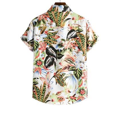 Hawaiian button up shirts - floral shirts - Dan Flashes