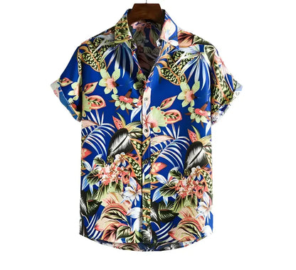 Button Up Hawaiian Shirts - Floral Shirts - Shirt - Dan Flashes - Small - Hawaiian button up shirts - floral shirts - Dan Flashes