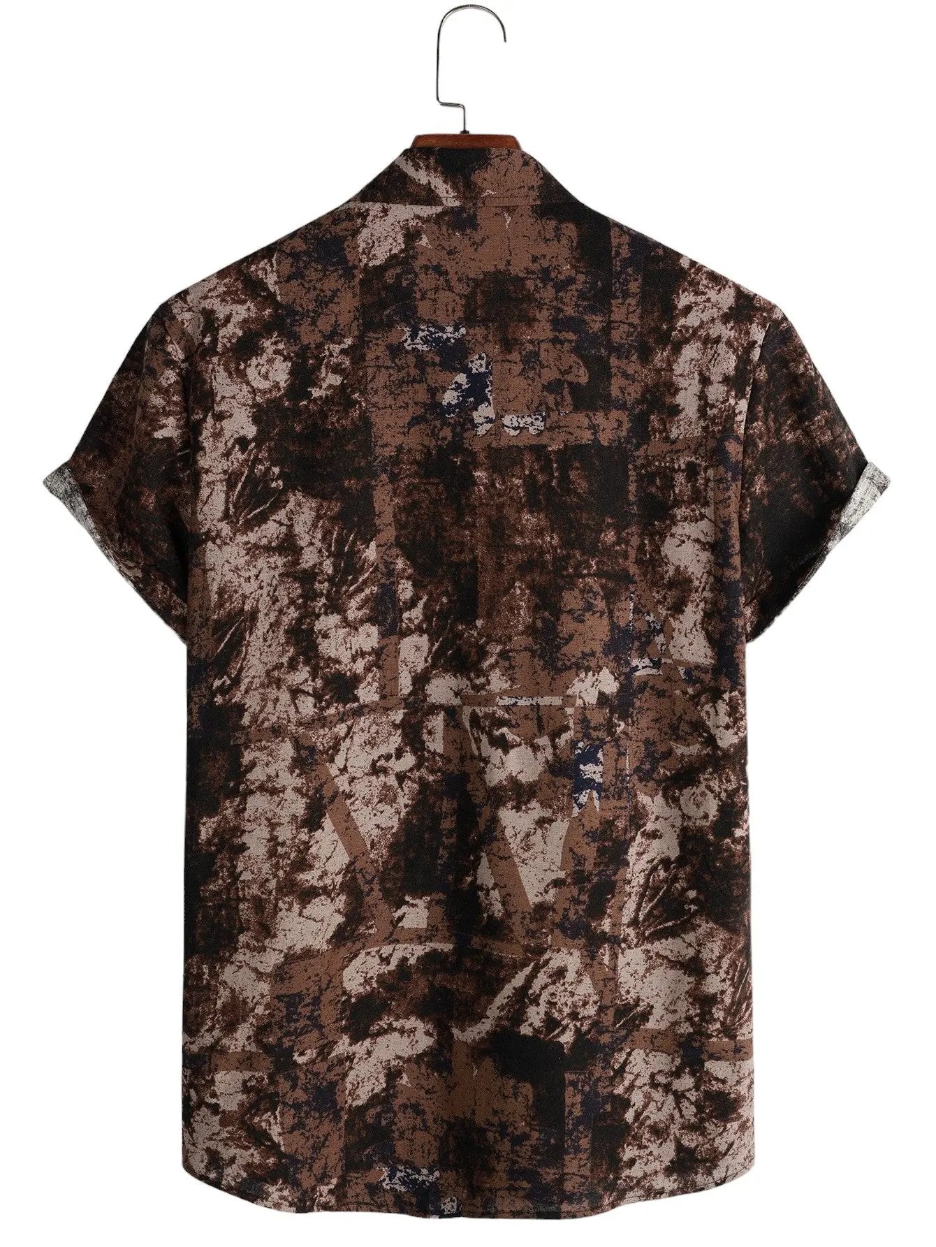 Cafe colour bamboo hemp shirt - Dan Flashes