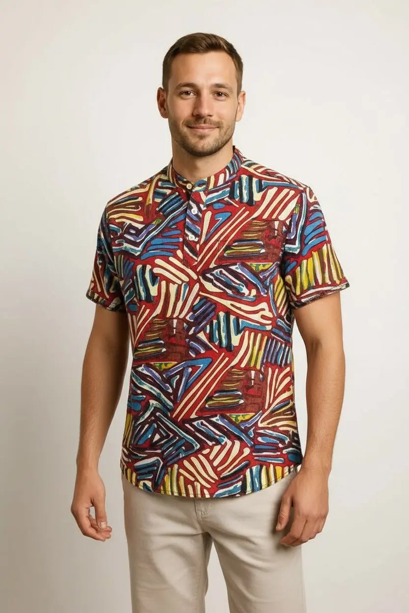 Crazy Pattern Shirts Dan Flashes