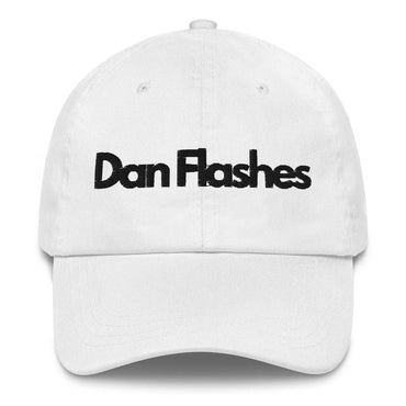 White ball cap for men - Dan Flashes
