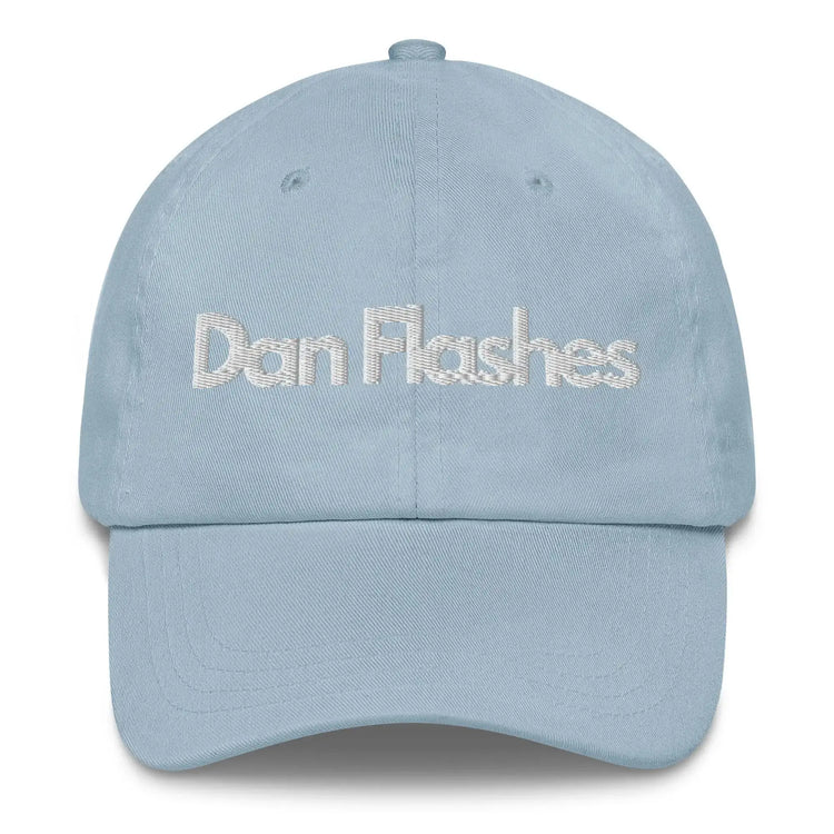 Dan Flashes Ball Cap, Light blue option, front view