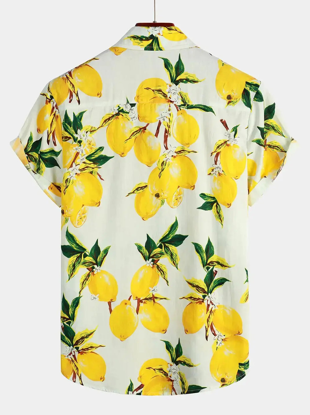 Lemon Print Shirt, back view