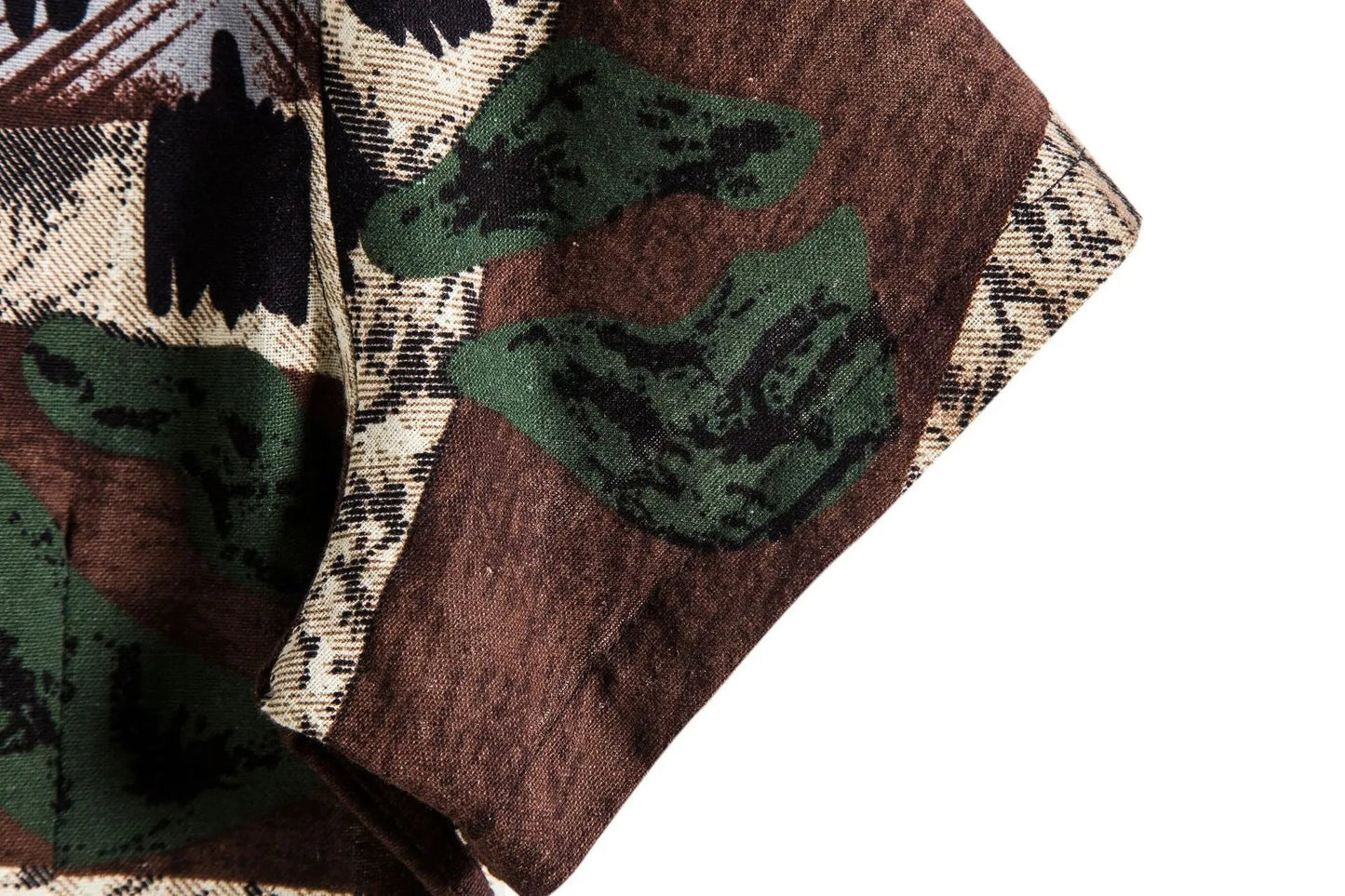 Fashionable Men's Digital Printed Long Sleeve Shirt Dan Flashes