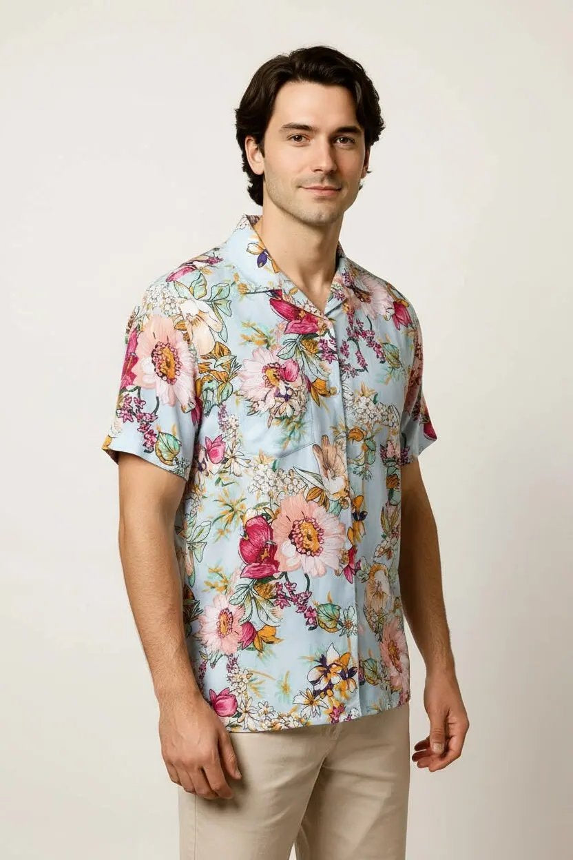 Floral Pattern Shirts - Hawaiian Shirts - Beach Shirts My Store
