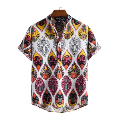 Graphic Shirts for Men - Shirt - Dan Flashes - Yellow - Graphic Shirt's for Men - Dan Flashes