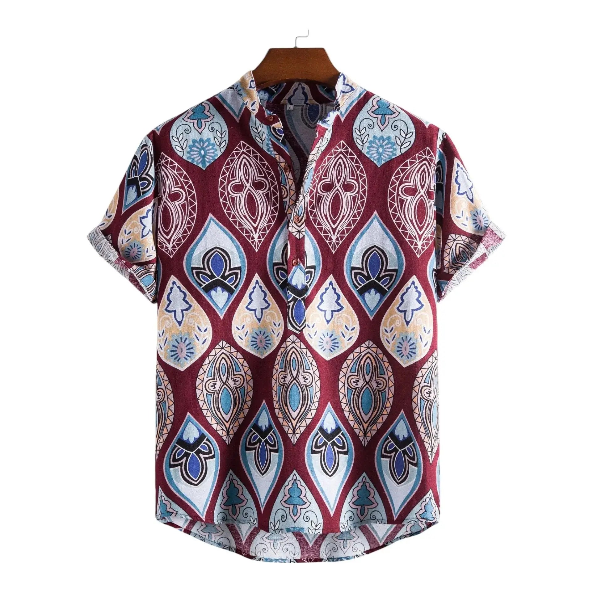 Graphic Shirts for Men - Shirt - Dan Flashes - Red - Graphic Shirt's for Men - Dan Flashes