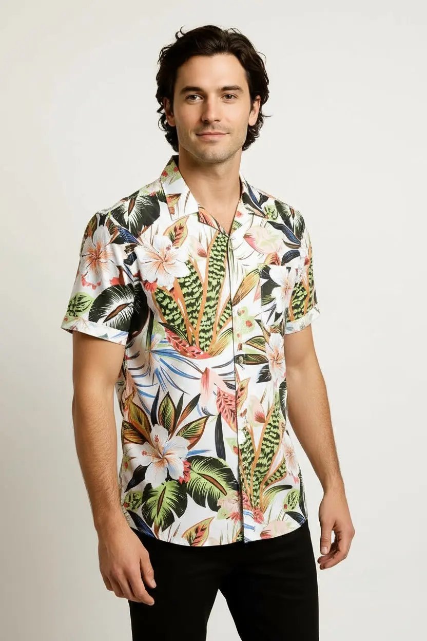 Button Up Hawaiian Shirts Floral Shirts Dan Flashes