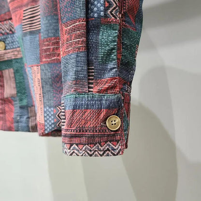 Men's Autumn Casual Cotton Long Sleeve Shirt Dan Flashes