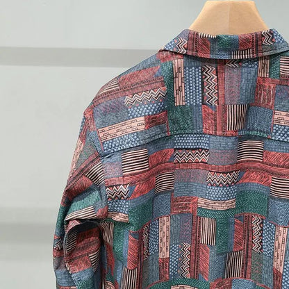 Men's Autumn Casual Cotton Long Sleeve Shirt Dan Flashes