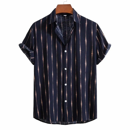 Men's Casual Shirts - Shirt - Dan Flashes - Small - fancy shirt - vertical lines