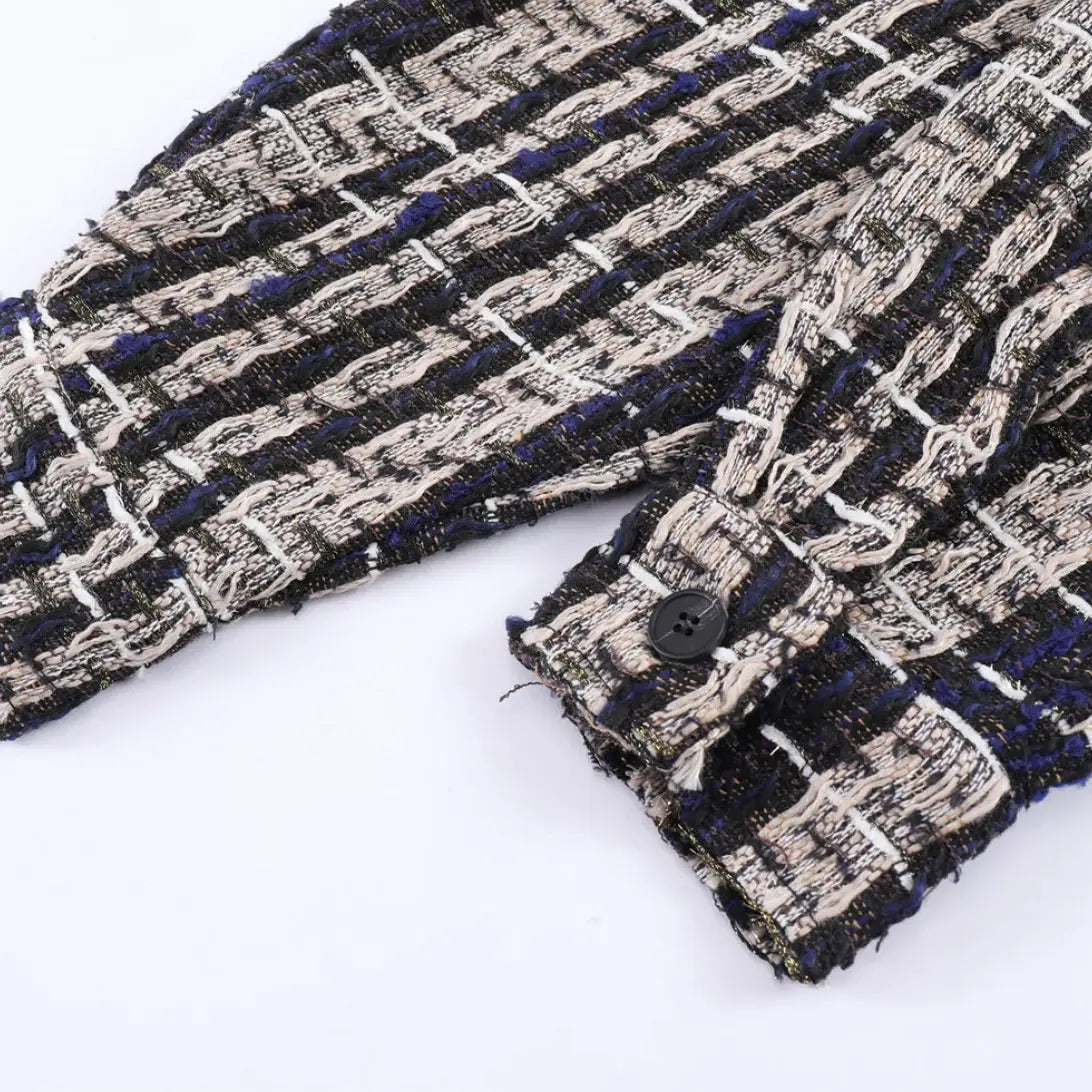 Men's Silver Thread Braided Long Sleeve Shirt Dan Flashes