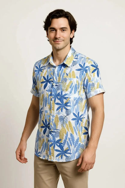 Men's button down shirts - Hawaiian Shirts - Beach Shirts Dan Flashes