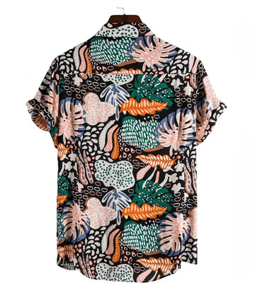 Mens Beach Shirts - Shirt - Dan Flashes - Medium - A stylish button - up shirts - Dan Flashes - Shirt