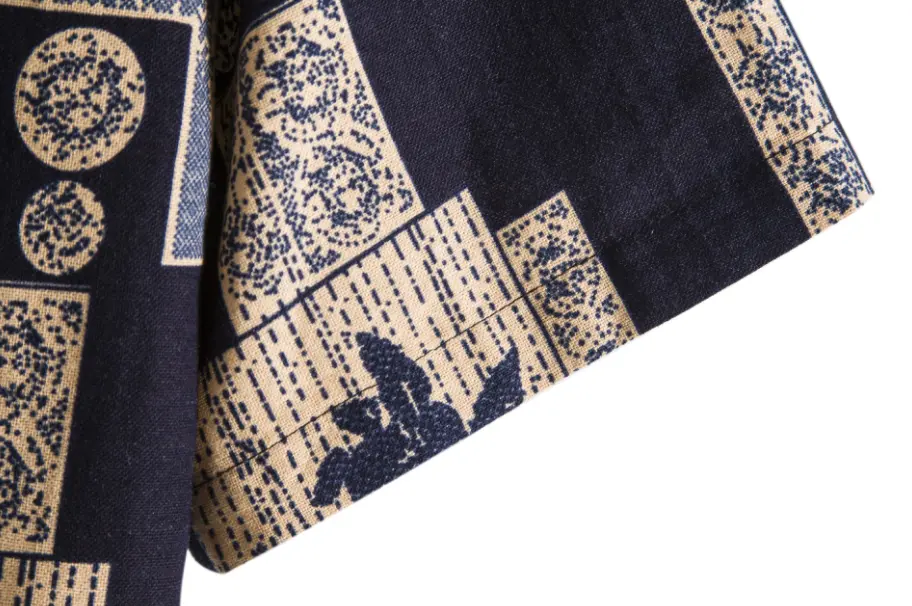 Decorative Panel Hawaiian Shirt, pattern and fabric detail