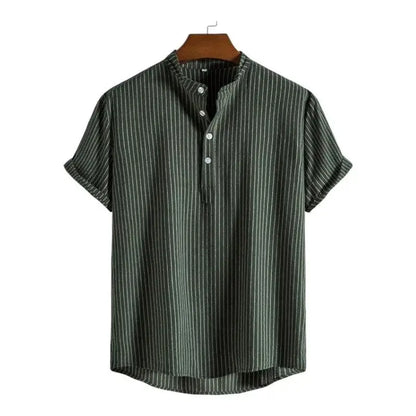Mens Summer Shirts - Beach Shirts - Shirt - Dan Flashes - Green - Mens summer shirts - Beach Shirts - Dan Flashes