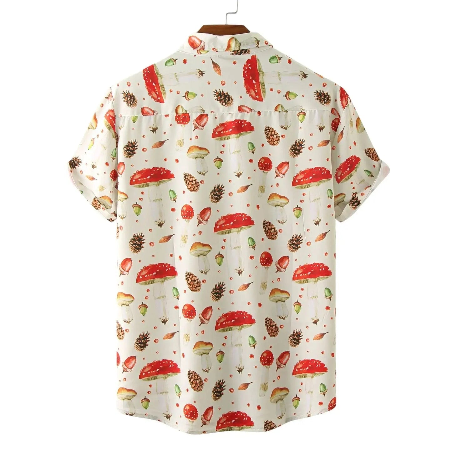 Mushroom Button Up Shirts - Shrooms - Shirt - Dan Flashes - Original - Mushroom button up shirts - shrooms - Dan Flashes
