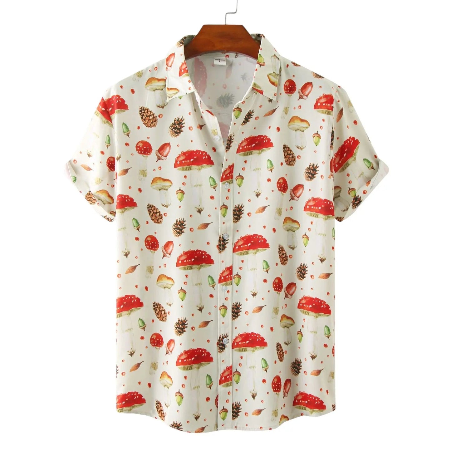 Mushroom button up shirts - shrooms - Dan Flashes