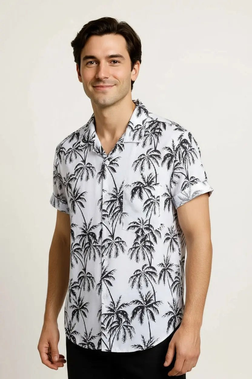 Palm tree button up - Dan Flashes