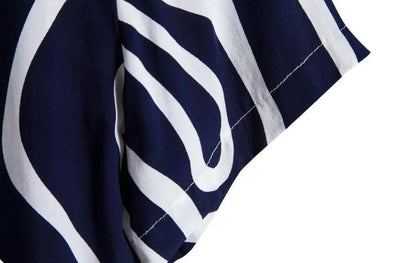 Pattern Button up Shirts - Wavy Pattern - Hawaiian shirts Dan Flashes