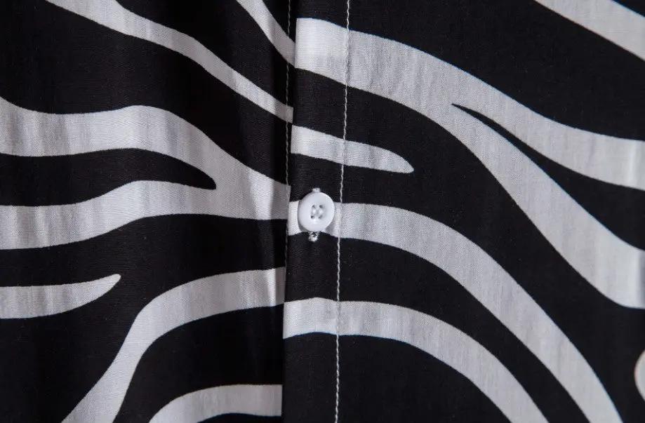 Pattern Button up Shirts - Wavy Pattern - Hawaiian shirts Dan Flashes