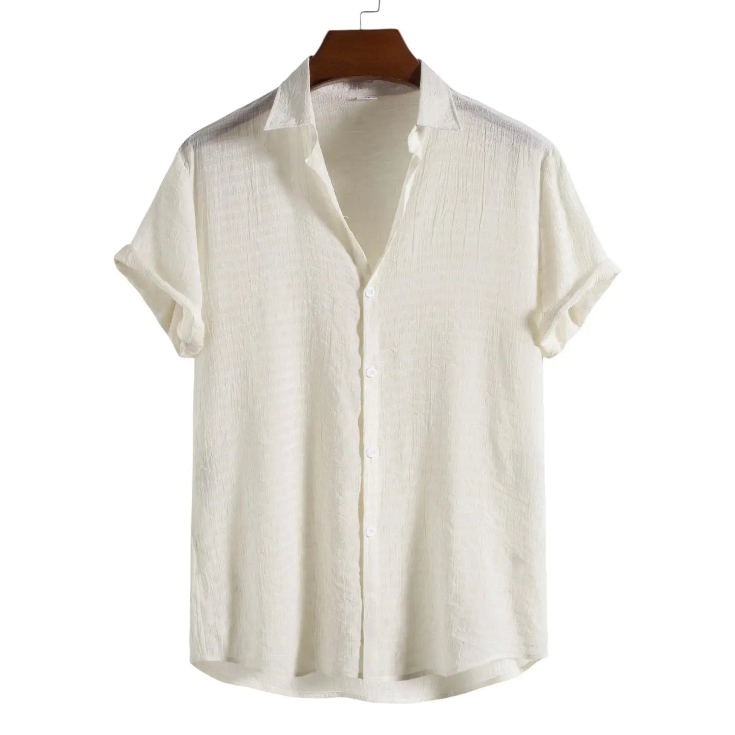 Premium Beach Shirt - Shirt - Dan Flashes - Cream - Premium beach shirt - Dan Flashes