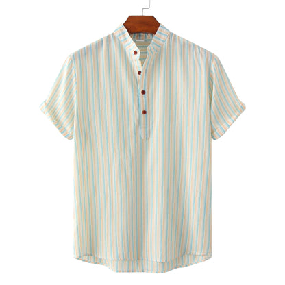 Premium short sleeve stripe shirt