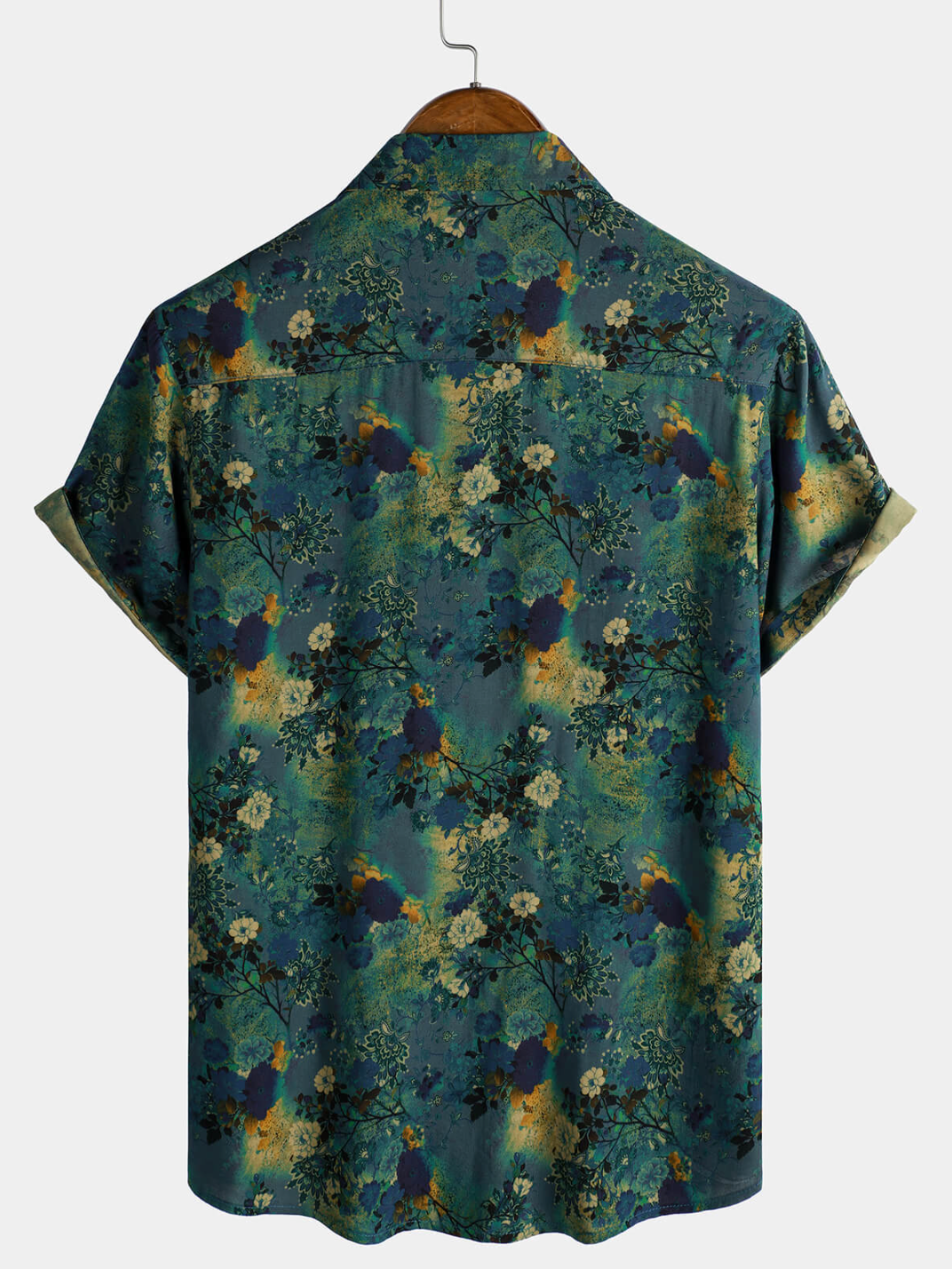 Retro Floral Short Sleeve Shirt