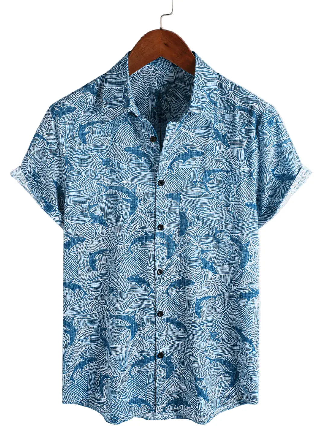 Dan Flashes Shark Attack Shirt