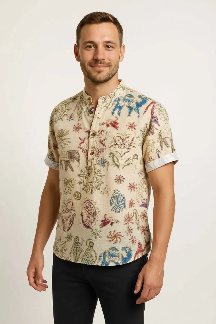 Short Sleeve Button Down Shirts - Linen Shirts Dan Flashes