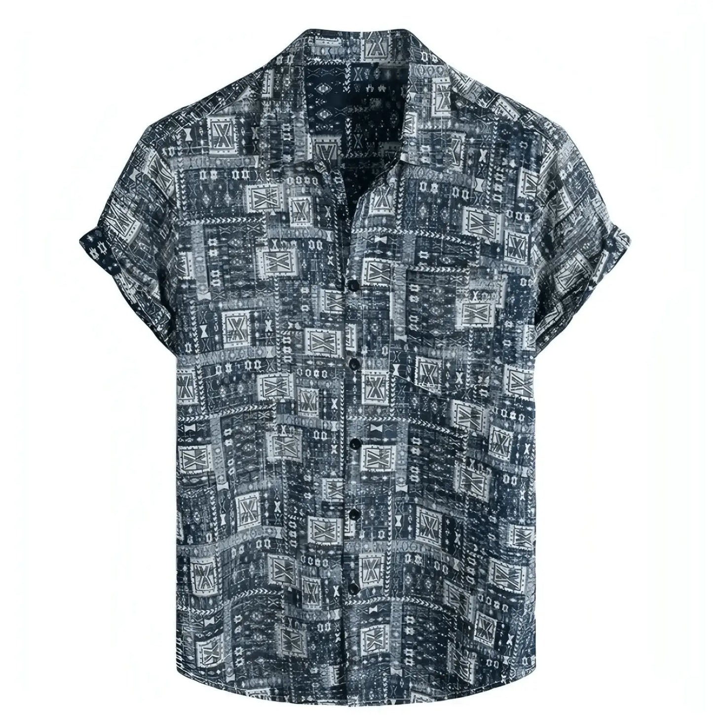 Short Sleeve Button Up Shirts - Hawaiian Shirts - Beach Shirts - Shirt - Dan Flashes - Small - Short sleeve button up shirts - Hawaiian shirts - Beach Shirts - Dan Flashes