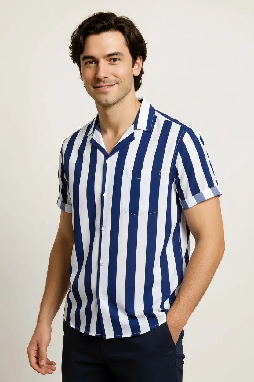 Stripe Shirts - Hawaiian shirts (More Colors) - Dan Flashes